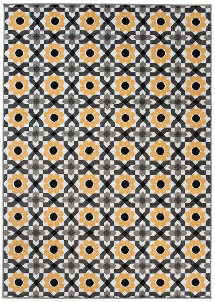 TA Koberec Z645C WHITE MAYA PP EYM Sivý Obdĺžnikový Rozmer: 180x250 cm