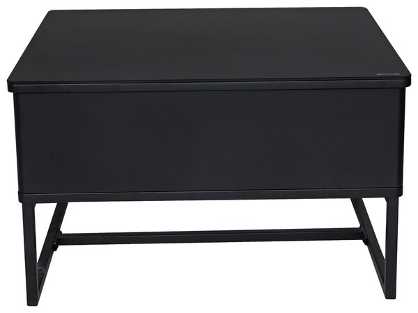 KONFERENČNÝ STOLÍK, čierna, kov, 70/40,5-65,5/60 cm Livetastic - Stolíky do obývačky, Online Only