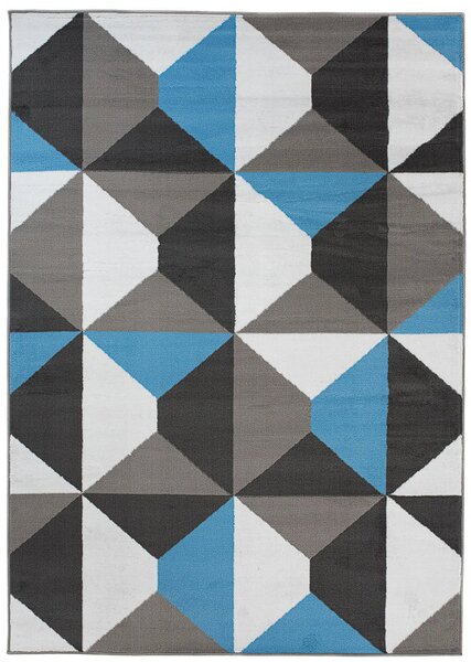 TA Koberec Z902B DARK GRAY MAYA PP EYM Čierny Obdĺžnikový Rozmer: 80x150 cm