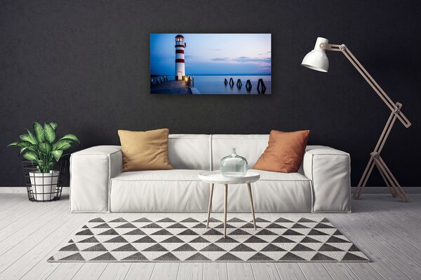 Obraz na plátne Maják architektúra 100x50 cm
