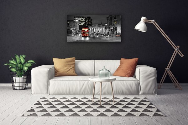 Obraz na plátne Mesto domy 100x50 cm