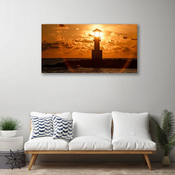 Obraz na plátne Maják architektúra 100x50 cm