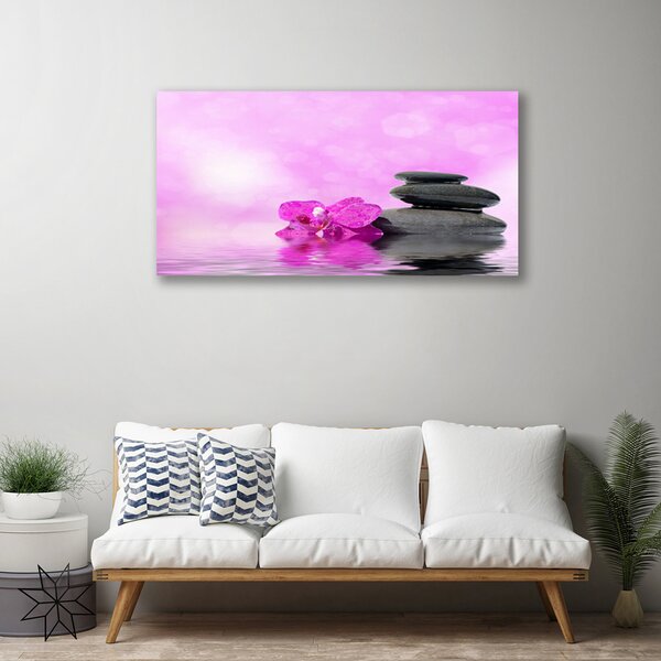 Obraz na plátne Kvet kamene umenie 100x50 cm
