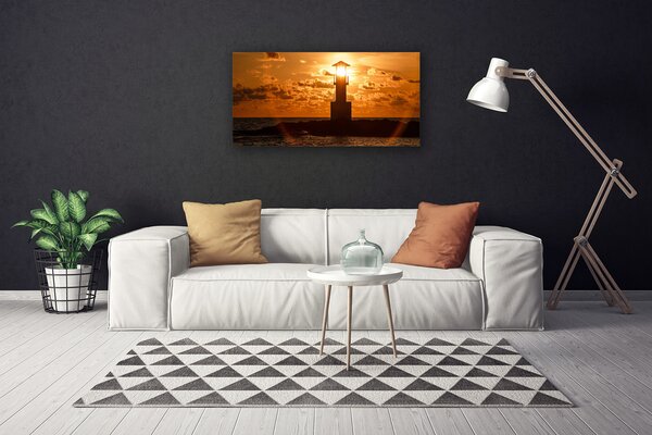 Obraz na plátne Maják architektúra 100x50 cm