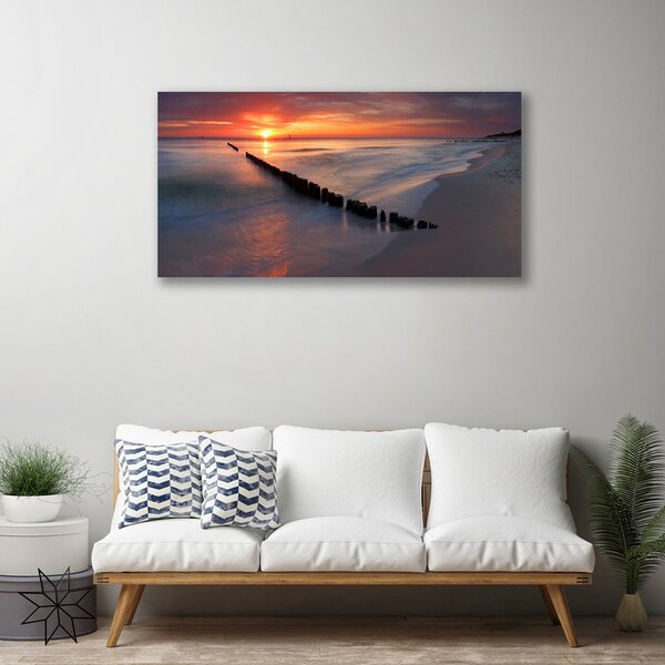 Obraz na plátne Pláž more príroda 100x50 cm