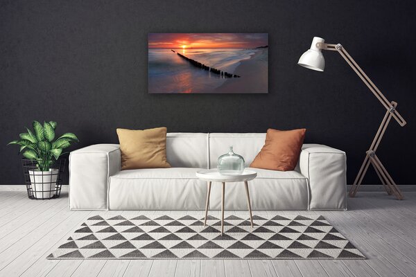 Obraz na plátne Pláž more príroda 100x50 cm