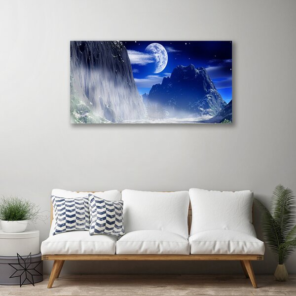 Obraz na plátne Hory noc príroda 100x50 cm