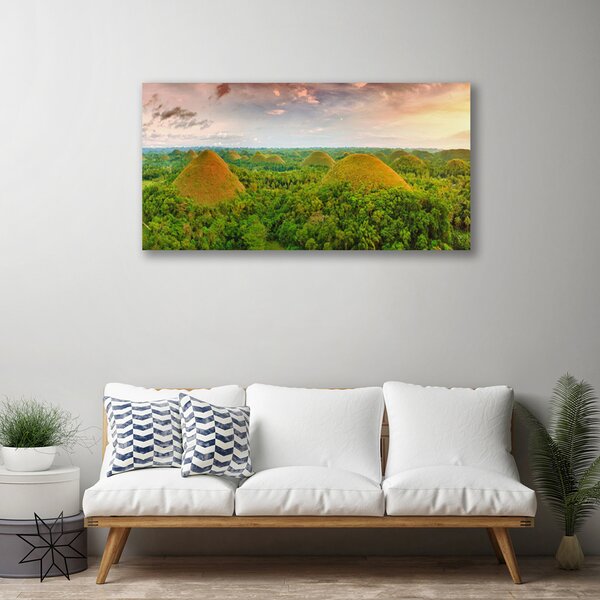 Obraz na plátne Les príroda 100x50 cm