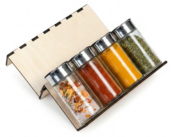 Orion Sada 16ks koreničiek SPICEBLACK 100ml + 4ks organizér na koreničky VASKY + sada 16ks štítkov