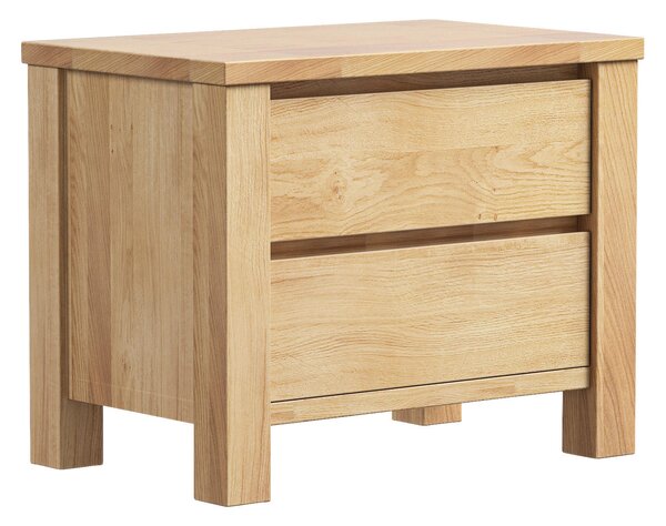 NOČNÝ STOLÍK, divoký dub, farba duba, 60/47/38 cm Linea Natura - Spálňové sety
