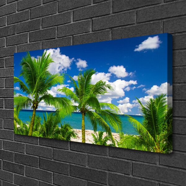 Obraz Canvas More palma stromy príroda 100x50 cm