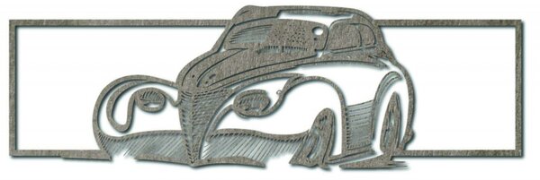Obraz na stenu auto drevenej preglejky - závan histórie I SENTOP PR0326