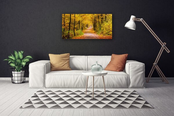 Obraz Canvas Les rastlina cestička príroda 100x50 cm