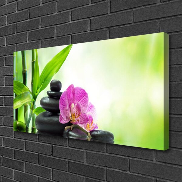 Obraz Canvas Bambus kamene zen umenie 100x50 cm