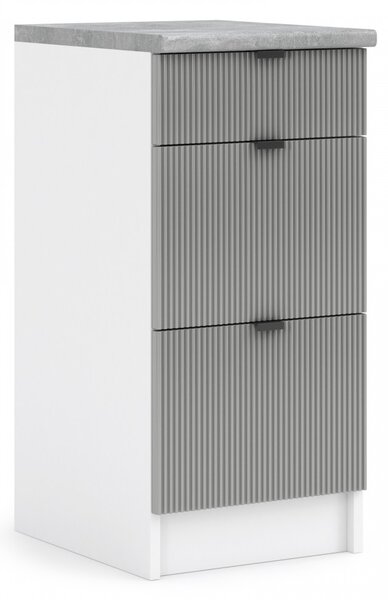 Kuchynská skrinka spodná 40 cm - LAM SZ40 3SZ - Dvierka NELA