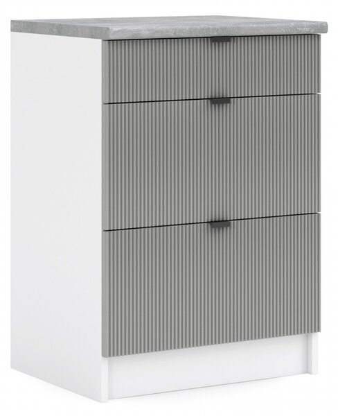 Kuchynská skrinka LAM spodná 60 cm - SZ60 3SZ - Dvierka NELA