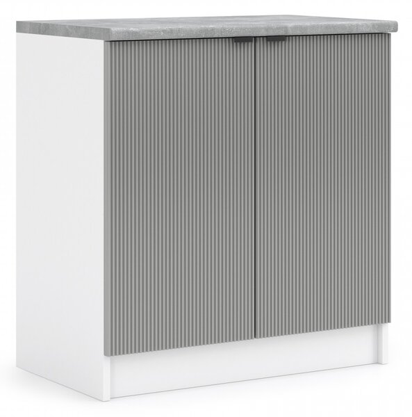 Kuchynská skrinka spodná 80 cm - LAM D80 2D - Dvierka NELA