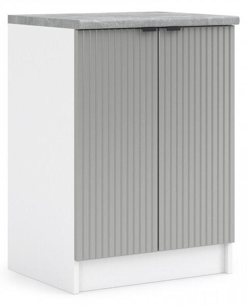 Kuchynská skrinka spodná 60 cm - LAM D60 2D - Dvierka GISEL