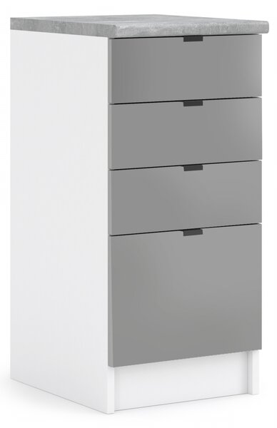 Kuchynská skrinka spodná 40 cm - LAM SZ40 4SZ - Dvierka LETTY