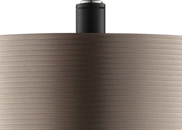 Brilliant Stolová LED lampa Axion, čierna/hnedá, výška 45 cm,, Hnedá / hrdzavá, Obývacia izba / jedáleň, kov, Moderný