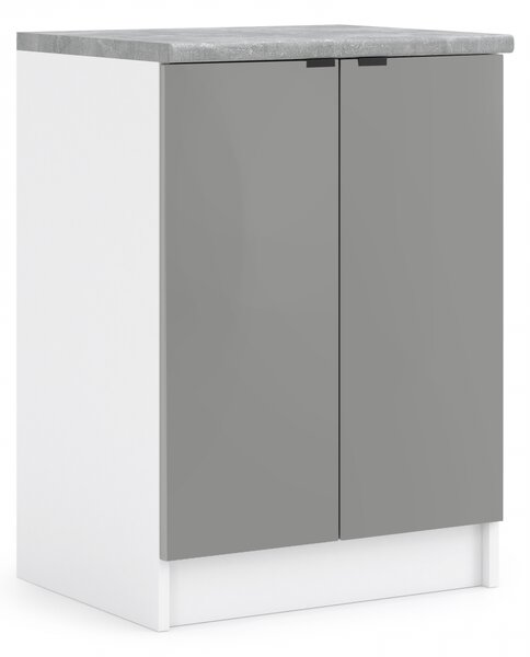 Kuchynská skrinka spodná 60 cm - LAM D60 2D - Dvierka LETTY