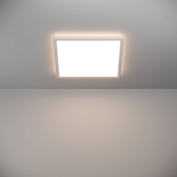 Eglo 901461-LED St. kúpeľ. svietidlo ROVITO-R 17,6W/230V 39x39 cm IP44 biela + DO