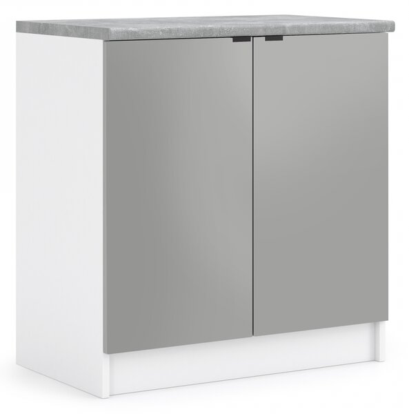 Kuchynská skrinka spodná 80 cm - LAM D80 2D - Dvierka LETTY