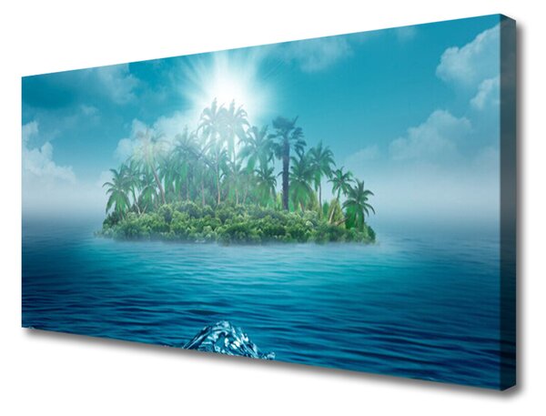 Obraz Canvas Ostrov more príroda 100x50 cm