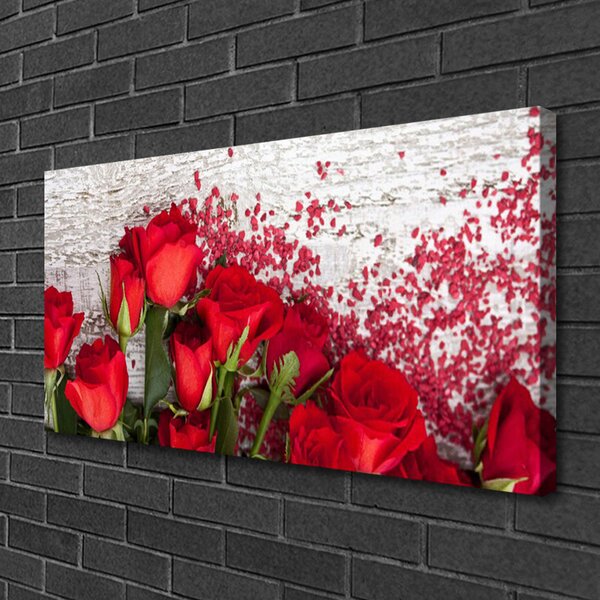 Obraz Canvas Ruže kvety rastlina 100x50 cm