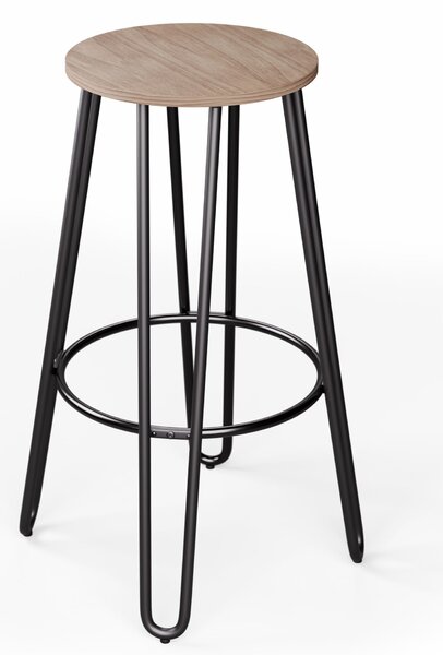 Blumfeldt Bistro stolička Hamilton 1 ks. Ø33cm Drevený oceľový rám