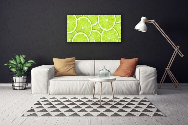 Obraz Canvas Limetka jedlo kuchyňa 100x50 cm
