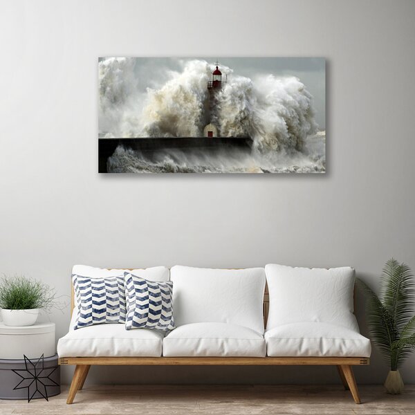 Obraz Canvas Maják krajina 100x50 cm