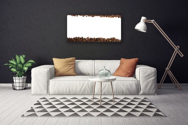 Obraz Canvas Káva zrnká kuchyňa 100x50 cm