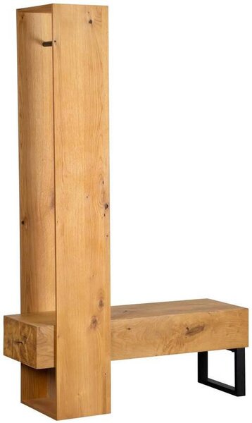 PREDSIEŇOVÝ NÁBYTOK, čierna, farba duba, 120/196/43 cm MID.YOU - Predsieňové zostavy & šatne, Online Only