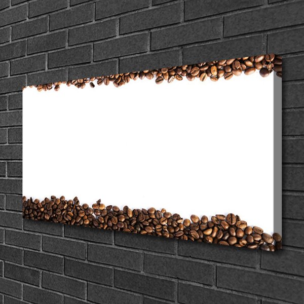 Obraz Canvas Káva zrnká kuchyňa 100x50 cm