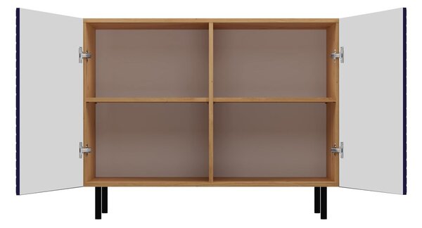 Komoda KAMA 2D/K Dub artisan + modrá