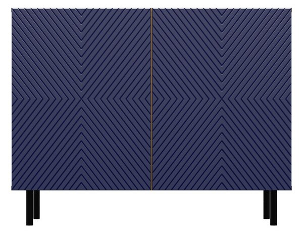 Komoda KAMA 2D/K Dub artisan + modrá
