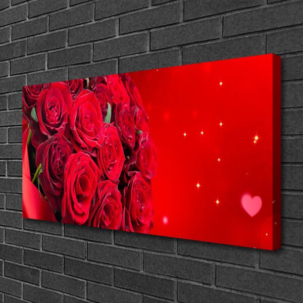 Obraz Canvas Ruže kvety rastlina 100x50 cm