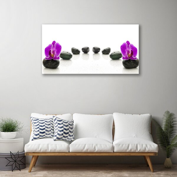Obraz Canvas Kvet kamene umenie 100x50 cm