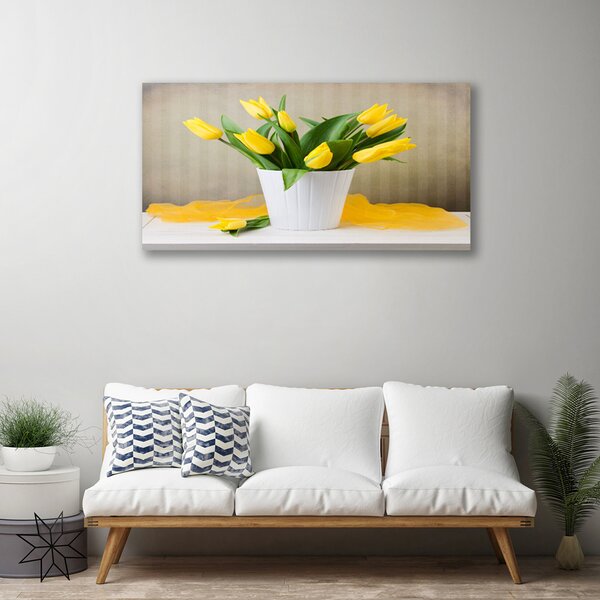 Obraz Canvas Tulipány kvety rastlina 100x50 cm