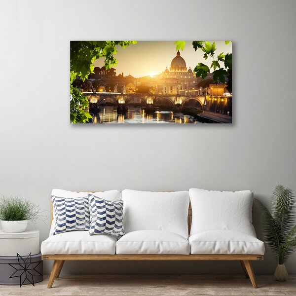 Obraz Canvas Most mesto architektúra 100x50 cm