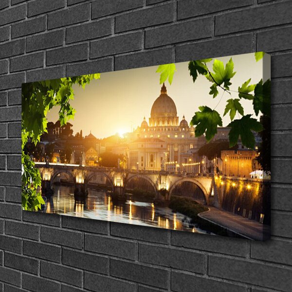 Obraz Canvas Most mesto architektúra 100x50 cm