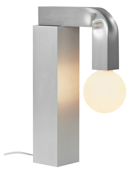 Stolová lampa Knuckle, Brushed Aluminum – Hem