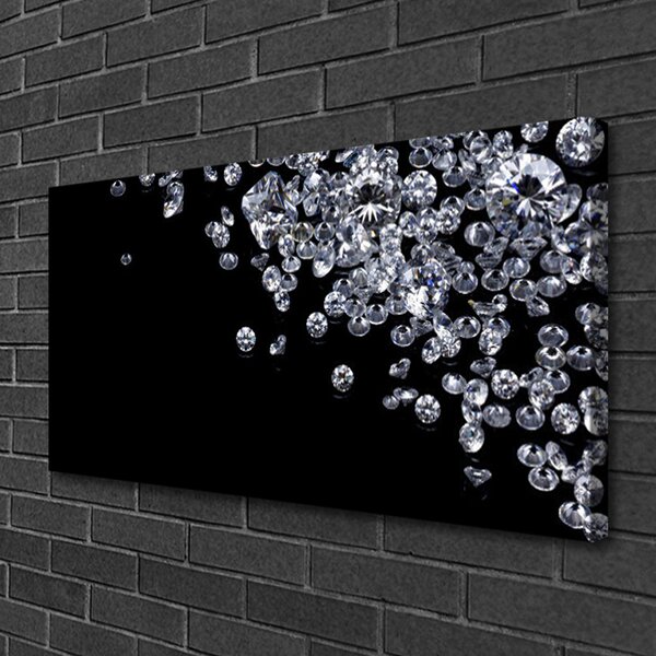 Obraz na plátne Diamanty umenie 100x50 cm