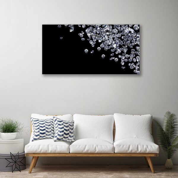Obraz na plátne Diamanty umenie 100x50 cm
