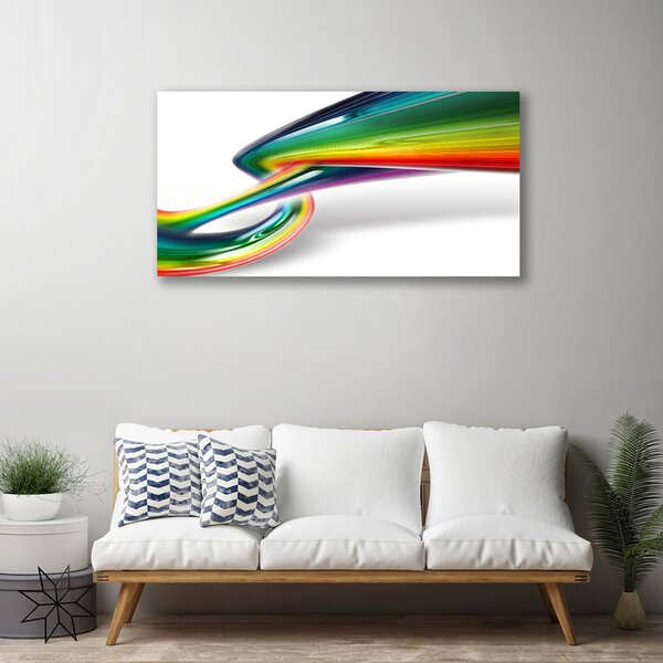 Obraz na plátne Abstrakcie dúha umenie 100x50 cm