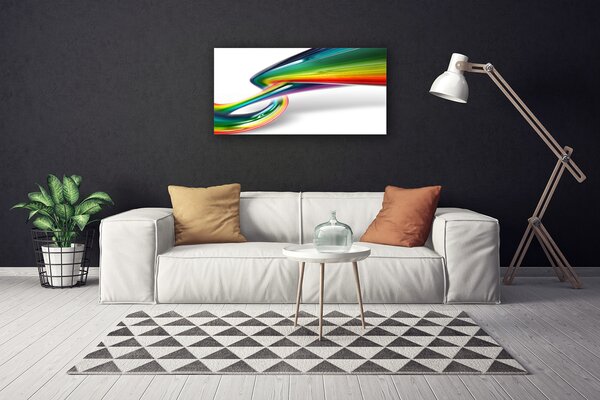 Obraz na plátne Abstrakcie dúha umenie 100x50 cm