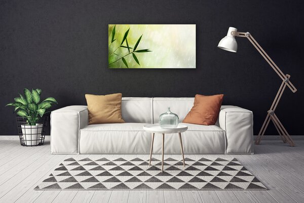 Obraz na plátne Listy dážď 100x50 cm