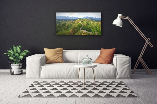 Obraz na plátne Veľká múr hora krajina 100x50 cm