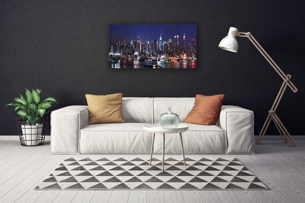 Obraz na plátne Mrakodrapy mesto domy 100x50 cm